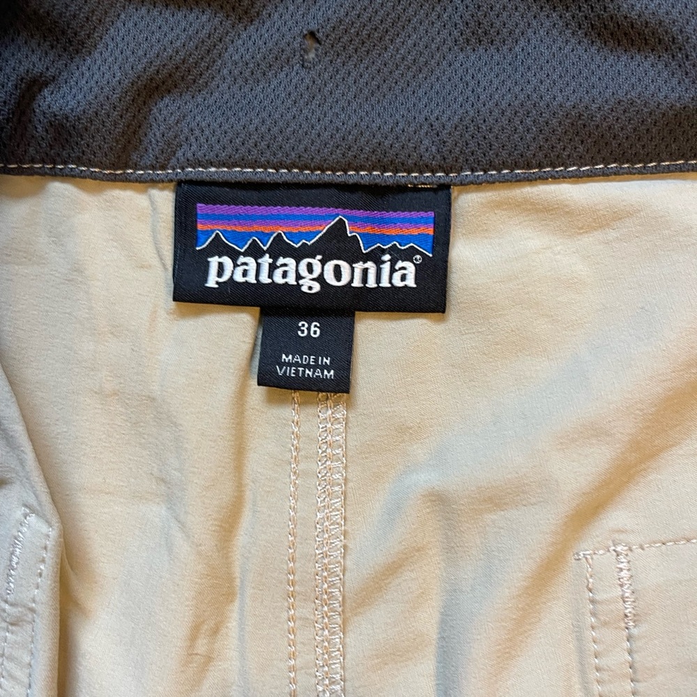Patagonia Khaki hiking shorts